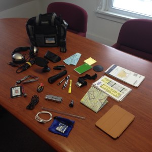 All of the "stuff" that is stored in my flight bag!