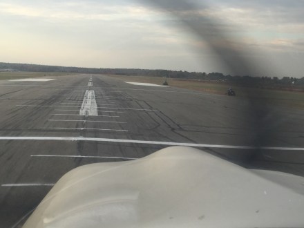 I yawed the nose a little for the picture just before touchdown, note: this technique is not permitted during the event!