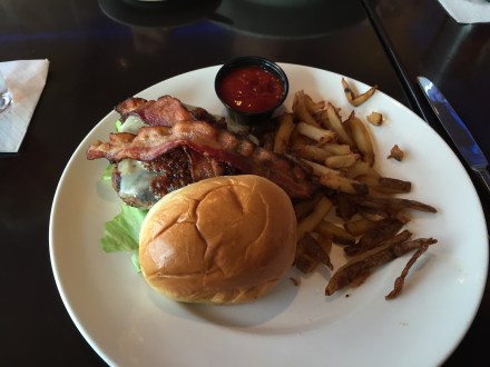 Matt's favorite, the bacon cheese burger, always good!