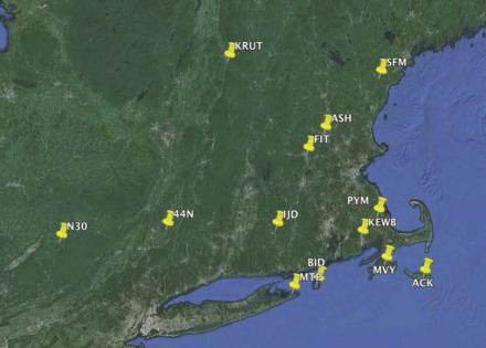 FFF Locations thru year 2